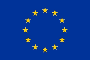 The European flag - 12 yellow stars
